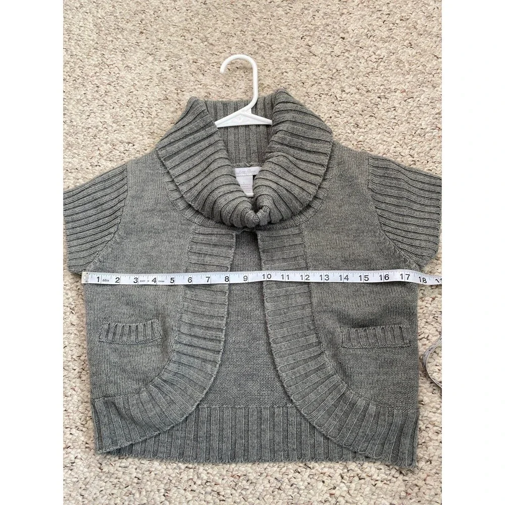 Charlotte Russe 90s Y2k Cableknit Turtleneck Short Sleeve Large Sweater